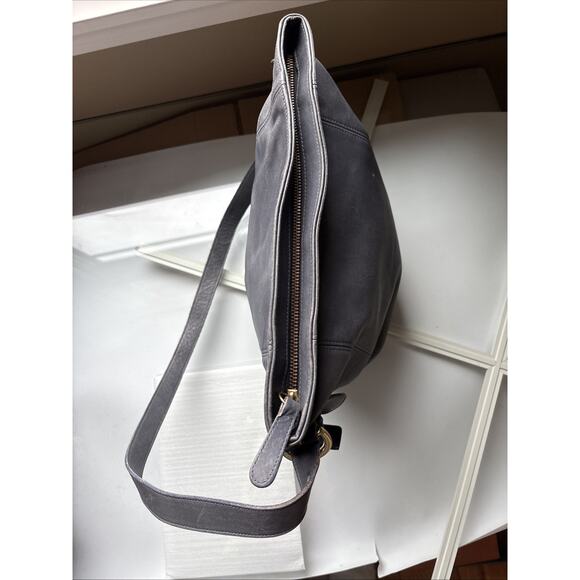 Vintage Coach Monterey Hobo Leather Bag Blue - Picture 10 of 16